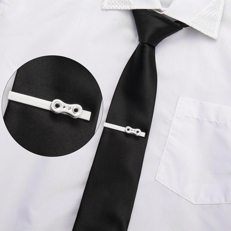 HAWSON 2/2.2 Inch Various Tie Clips for Men Unique, Personalized Novelty Tie Bars Pins Tacks, Funny Theme Wedding Holiday Gifts for Husband Groomsmens - Image 3